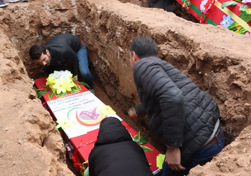 Cenazeyên şehîd Cîhan Bîlgîn û Nazim Daştan hatin definkirin