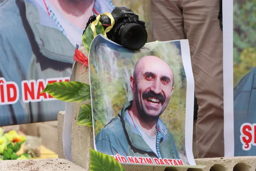 Cenazeyên şehîd Cîhan Bîlgîn û Nazim Daştan hatin definkirin