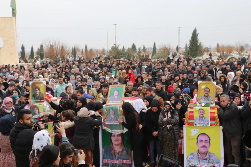 Şehîd Avaşîn, Zozan û Şahîn li Hesekê hatin veşartin