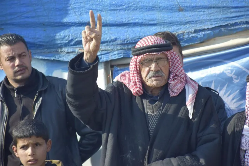 Xelkê Dirbêsiyê û Zirganê sersaxî da malbata şehîd Ibrahîm El Ibrahîm