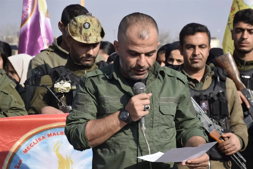 Xelkê Dirbêsiyê û Zirganê sersaxî da malbata şehîd Ibrahîm El Ibrahîm