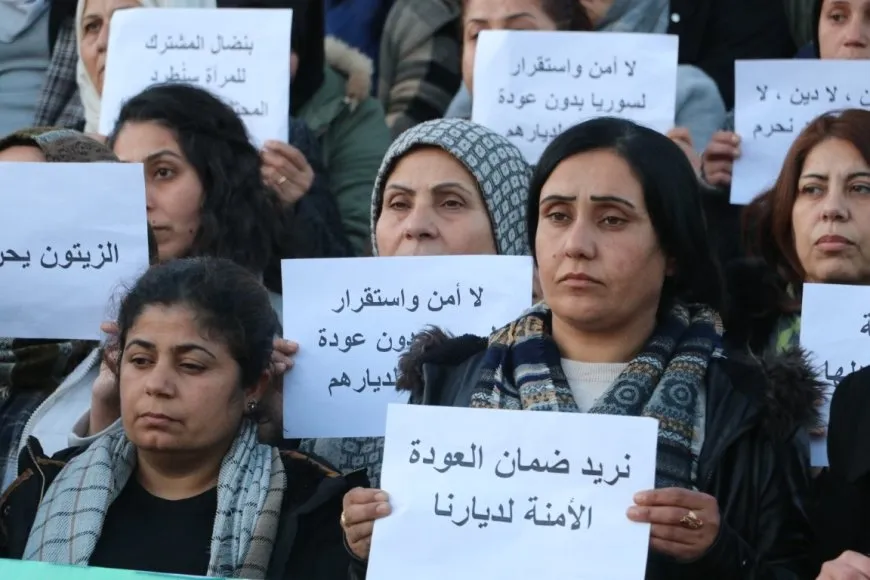 Ji bo vegera li Efrînê berxwedana koçberan didome