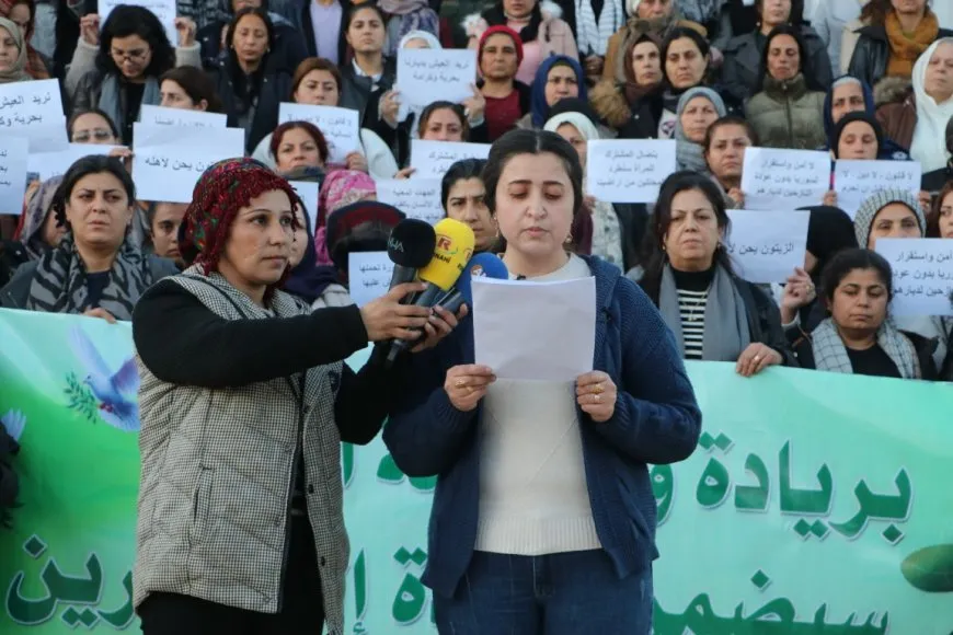 Ji bo vegera li Efrînê berxwedana koçberan didome