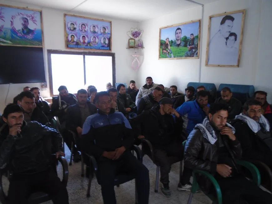 Gaziyên şer berxwedana gel û şervanan a li Tişrînê silav kirin