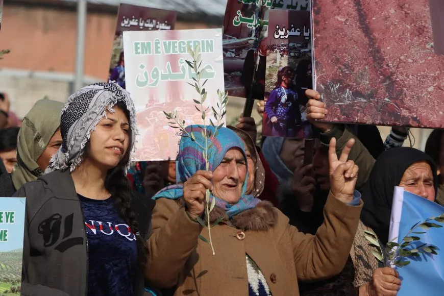 Efrîniyan nameyek radestî NYˋyê kir: Em vegereke ewle dixwazin