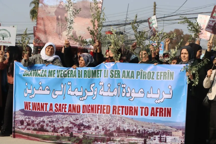 Efrîniyan nameyek radestî NYˋyê kir: Em vegereke ewle dixwazin