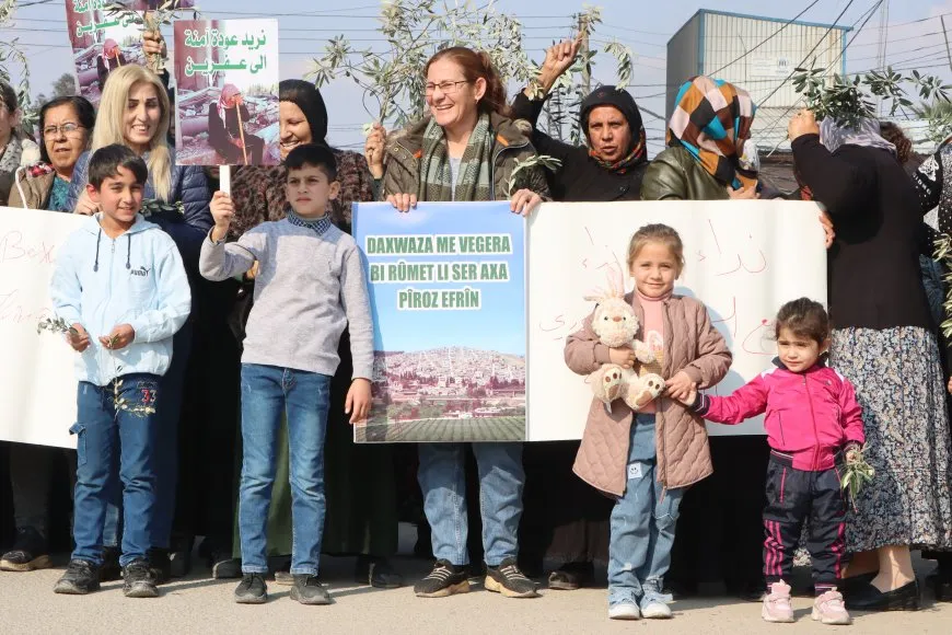 Efrîniyan nameyek radestî NYˋyê kir: Em vegereke ewle dixwazin