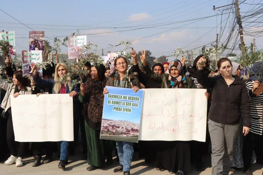 Efrîniyan nameyek radestî NYˋyê kir: Em vegereke ewle dixwazin
