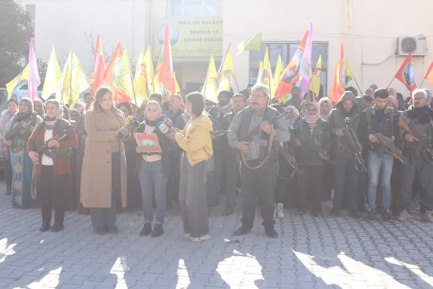 Malbatên şehîdan piştgirî da QSD’ê