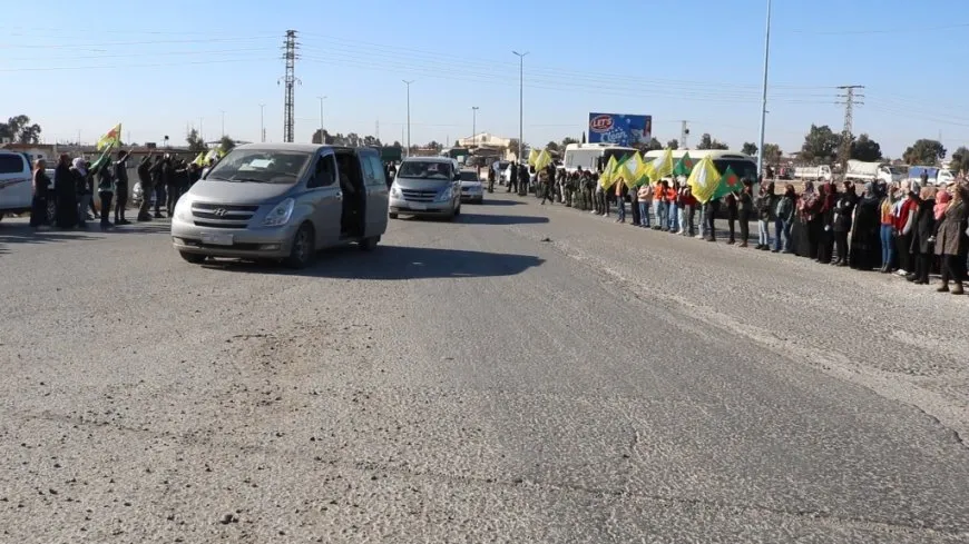 Karwana 5 şehîdên nobedar ji Tişrînê ber bi Qamişloyê ve kete rê