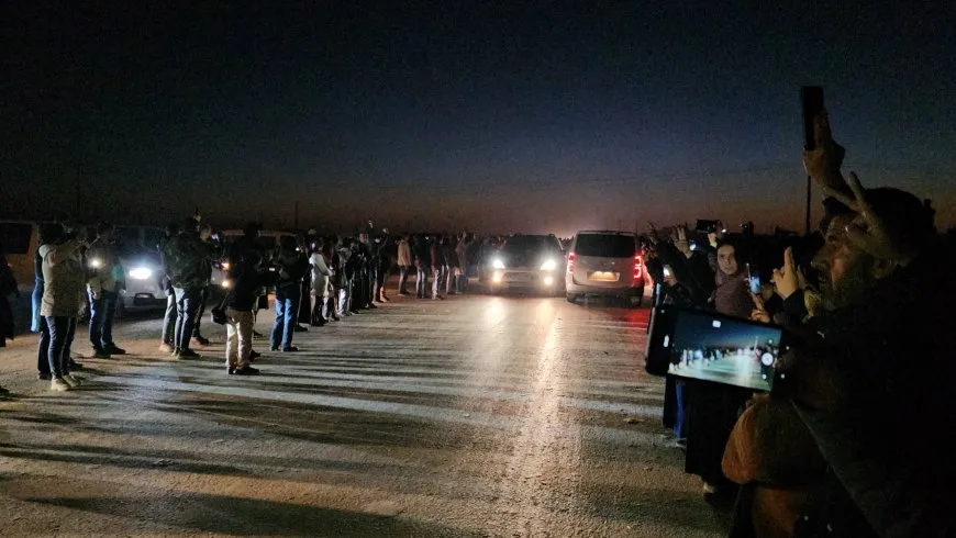 Xelkê Hesekê karwana şehîdên Bendava Tişrînê pêşwazî kir