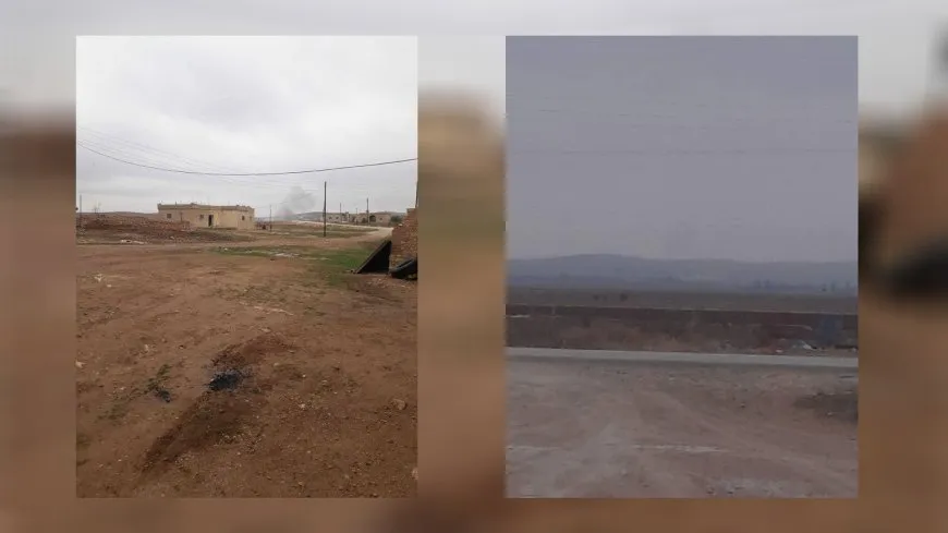 Deweleta Tirk a dagirker gundên Kobanê Topbaran dike