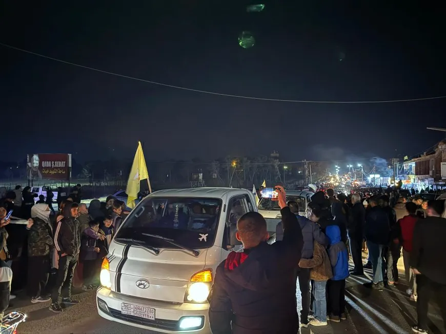 Şêniyên Cizîrê karwana xwepêşandêrên Tişrînê pêşwazî kir