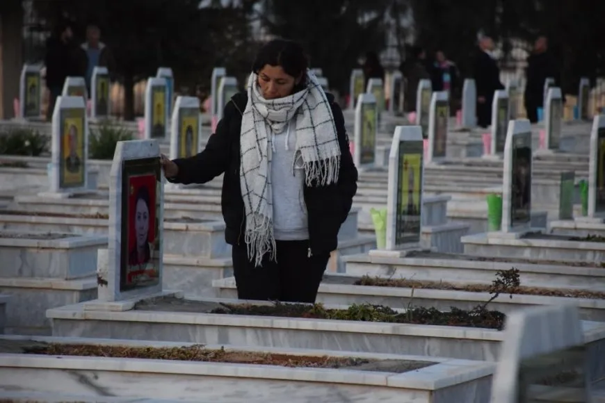 Di salvegera rizgarkirina Kobanê de mûm li ser gorên şehîdan hatin pêxistin