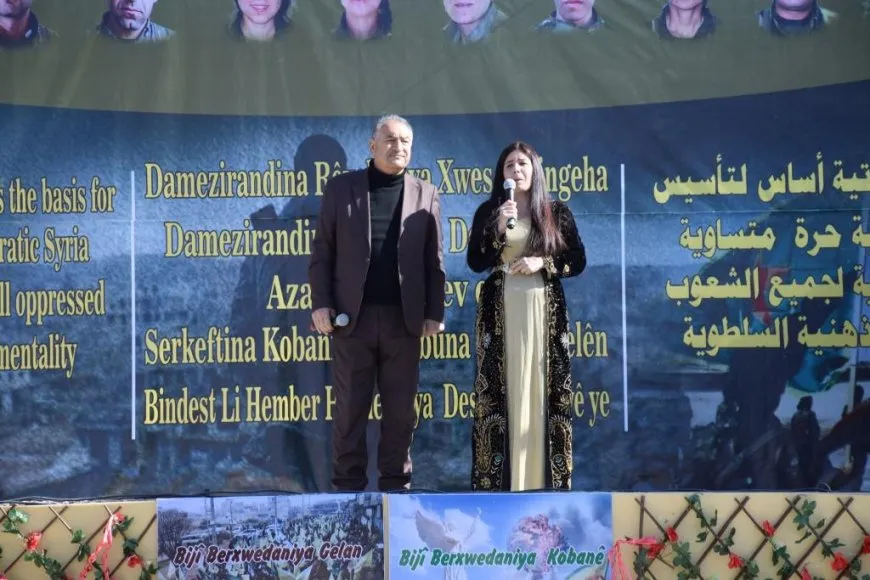  Şêniyên Kobanê salvegera rizgarkirina Kobanê bi şahiyekê pîroz kir