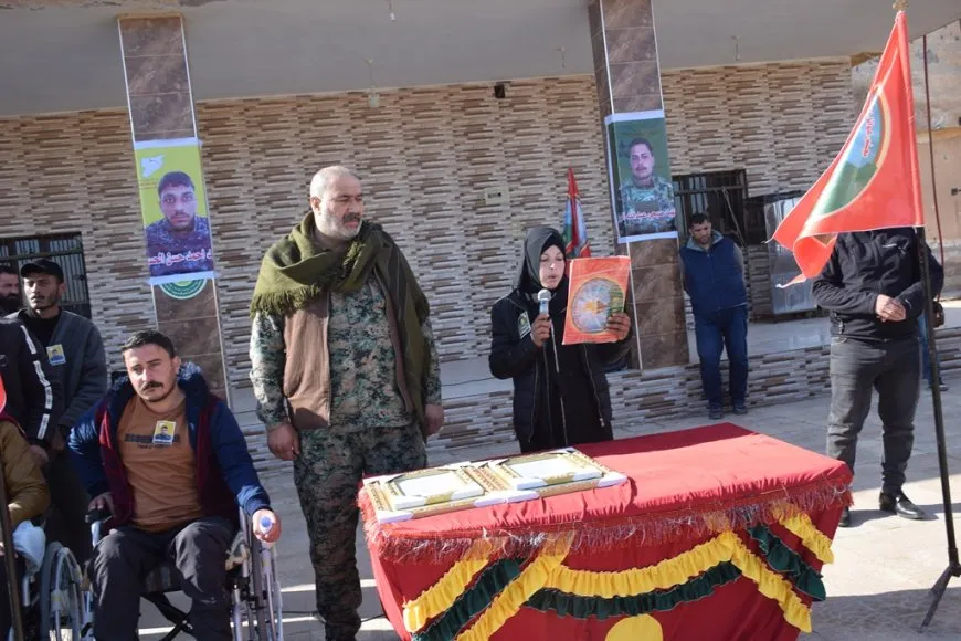 Li Şedadê oxirkirina şervanekî QSDˋê û merasîma xiyabî ya şervanekî din