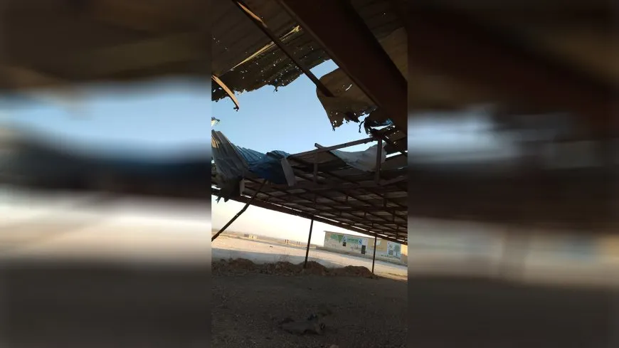 Gundê Um El Seharîc ê Eyn Îsayê hat bombebarankirin