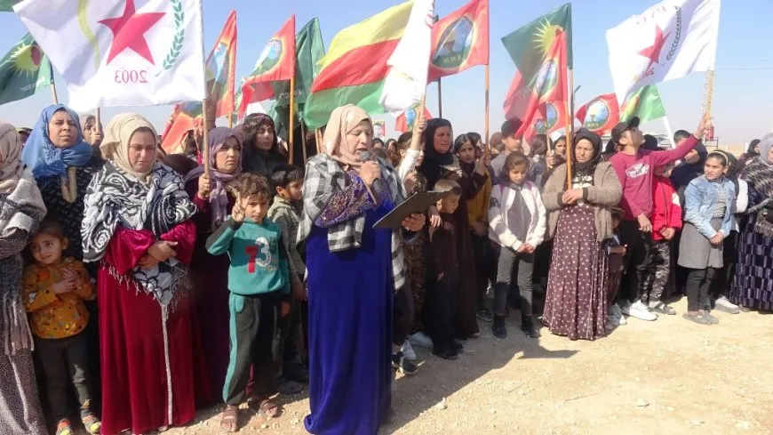 Koçberên ji Girê Spî komkujiyên dewleta Tirk şermezar kirin