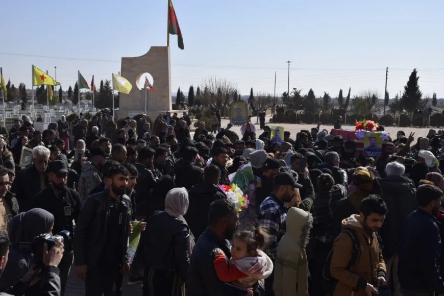 Li Hesekê merasîma oxirkirina 2 şehîdan