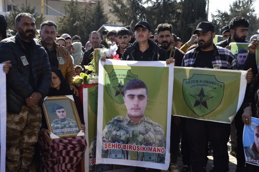 Li Hesekê merasîma oxirkirina 2 şehîdan