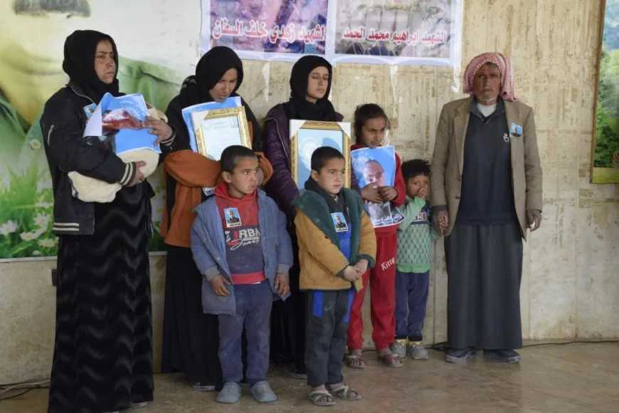Li Hesekê merasîma oxirkirina 2 şehîdan