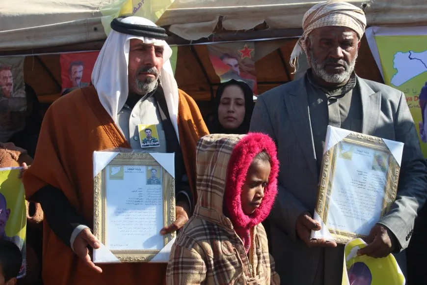 Li Til Koçerê merasîma xiyabî ya 2 şervanên QSDˋê