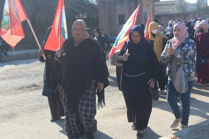 Li Til Koçerê merasîma xiyabî ya 2 şervanên QSDˋê