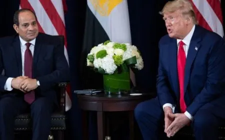 Trump bi El Sîsî re axivî