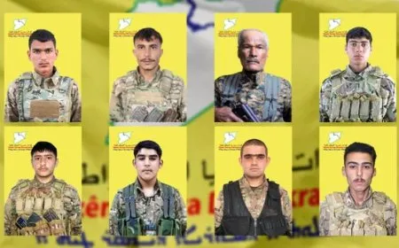QSD’ê şehadeta 8 şervanan ragihand