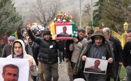 Cenazeyê şehîdê Çapemeniya Azad li Qendîlê spartin axê