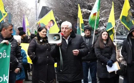Li Êrîvanê 15’ê Sibatê bi meşekê hat protestokirin