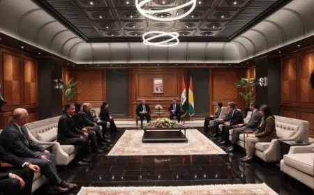 Hevdîtina Şandeya Îmraliyê û Mesrûr Barzanî destpê kir