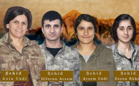 HPG'ê 4 şehîd bi bîr anîn