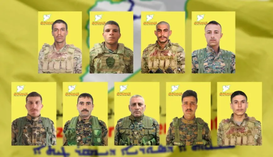 QSD’ê nasnameyên 9 şehîdan aşkera kirin