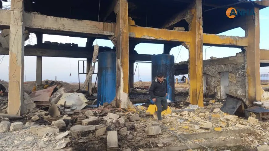 Dewleta Tirk stasyona ava vexwarinê dide Kobanê wêran kir