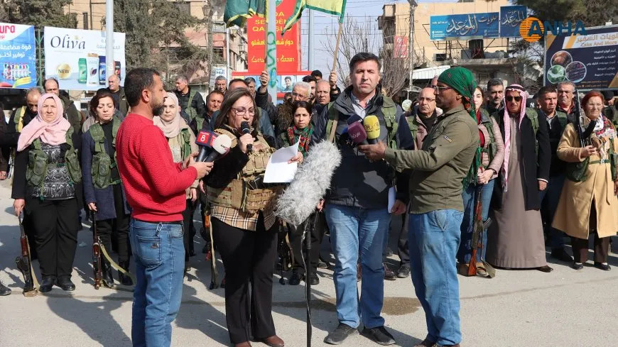 Rêveberiya Kantona Cizîrê, saziyên jinan û partî tevlî seferberiyê bûn