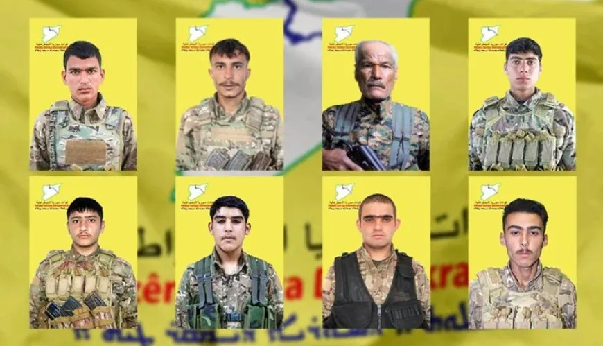 QSD’ê şehadeta 8 şervanan ragihand