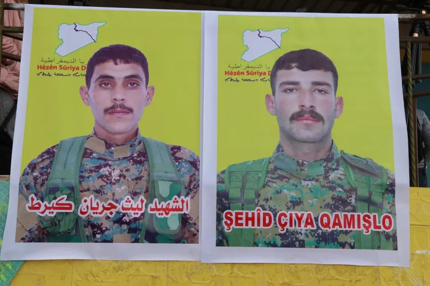 Du şehîdên QSD'ê bi dirûşmeyan hatin oxirkirin