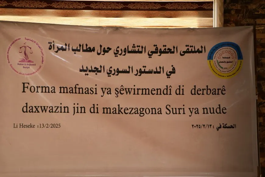 Di foruma şêwirmendiyê ya jinan daxwazên girîng