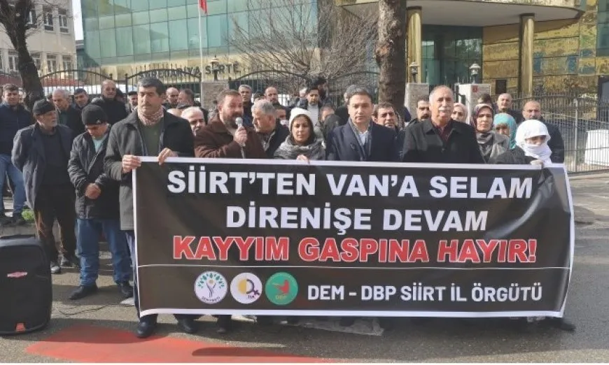 Xelkê Sêrt û Rihayê piştgirî dan berxwedana Wanê