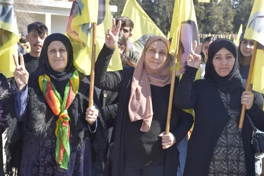 Ji mitînga Dêrikê: Heta azadiya Rêber Apo têkoşîn û berxwedan