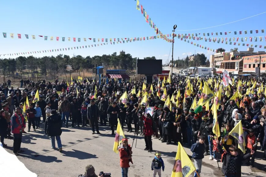 Kurd, Ereb û Suryan ên Girkê Legê daxwaza azadiya Rêber Abdullah Ocalan kir