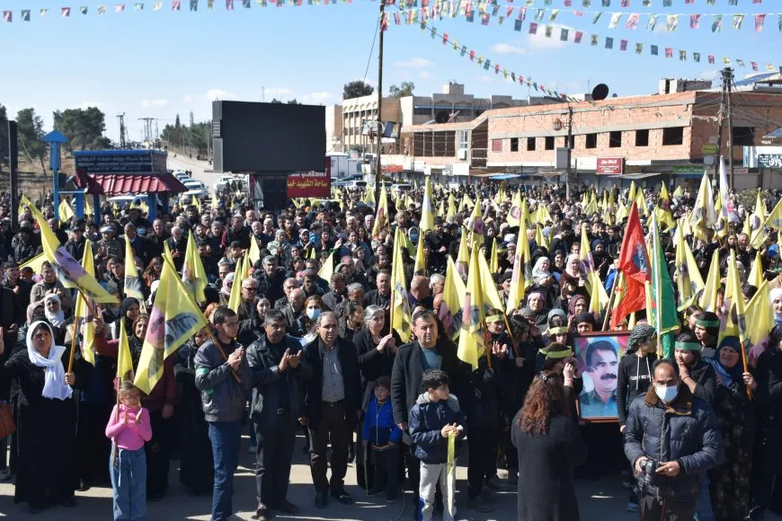 Kurd, Ereb û Suryan ên Girkê Legê daxwaza azadiya Rêber Abdullah Ocalan kir