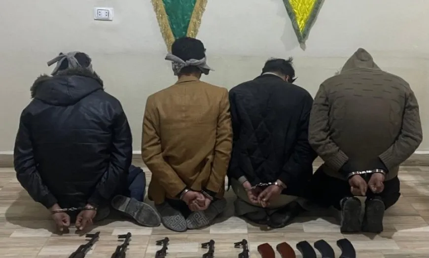 Li Hesekê 4 gumanbar hatin destgîrkirin