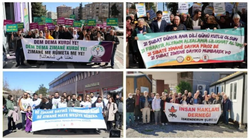 Li bakurê Kurdistan û Tirkiyeyê çalakiyên 21’ê Sibatê hatin lidarxistin