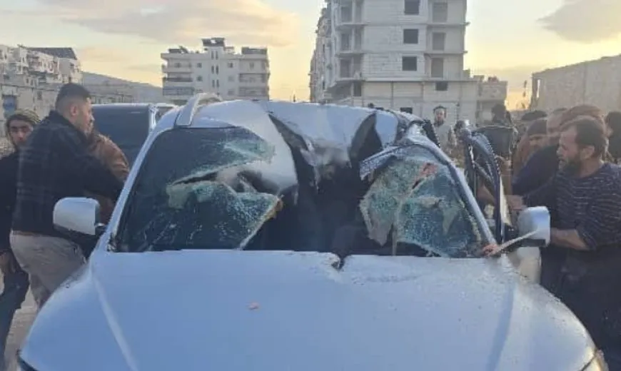 Li Îdlibê otomobîlek hate bombebarankirin kesek hate kuştin