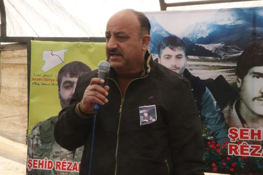 Şêniyên Amûdê sersaxî da malbata şehîd Rêzan Orkêş