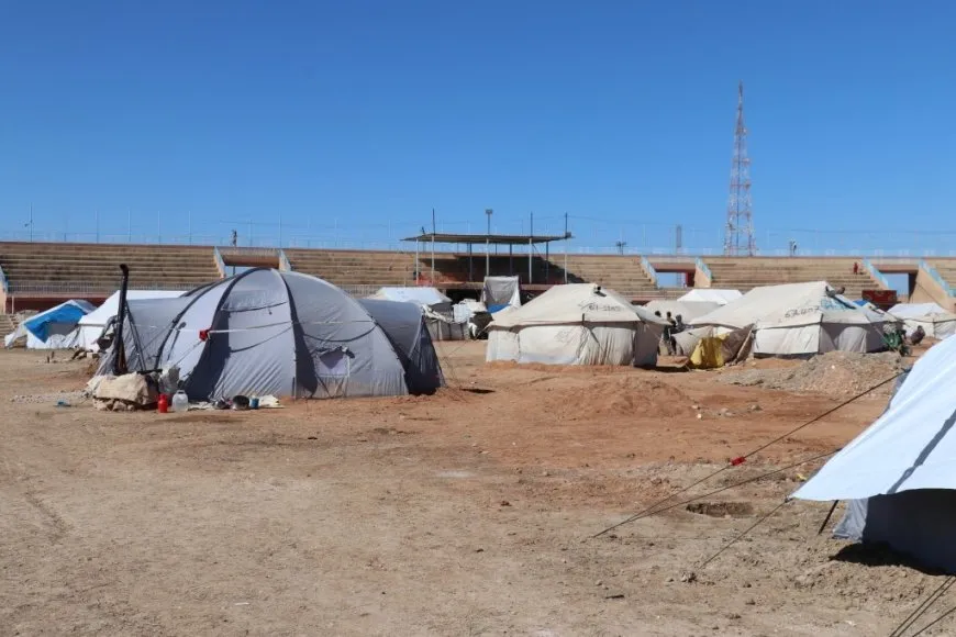 Koçberên ji Efrîn û Şehbayê bi sermayeke dijwar re rû bi rû ne