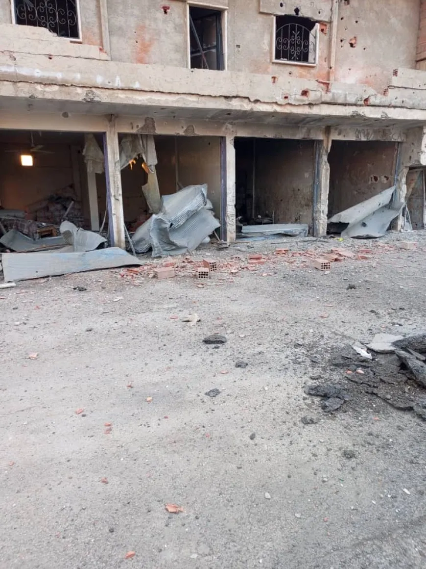 Ji ber bombebarana dewleta Tirk li Zirganê wêraniyeke mezin çêbû
