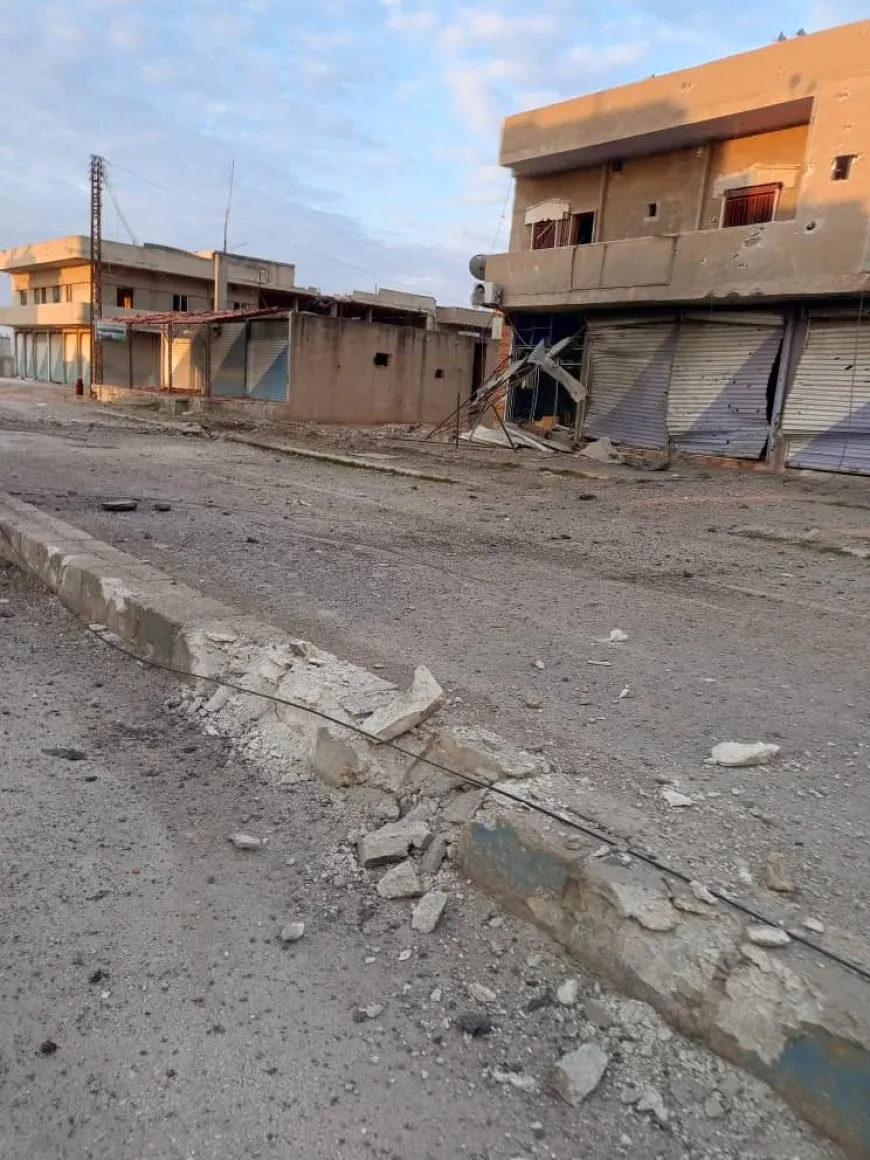 Ji ber bombebarana dewleta Tirk li Zirganê wêraniyeke mezin çêbû
